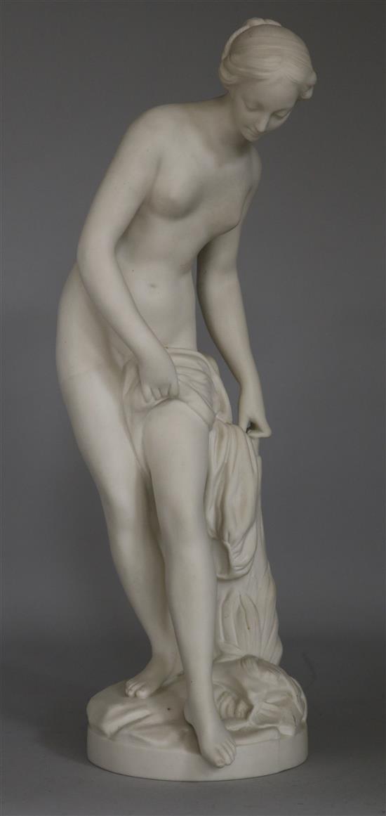 A Parian figure of Venus